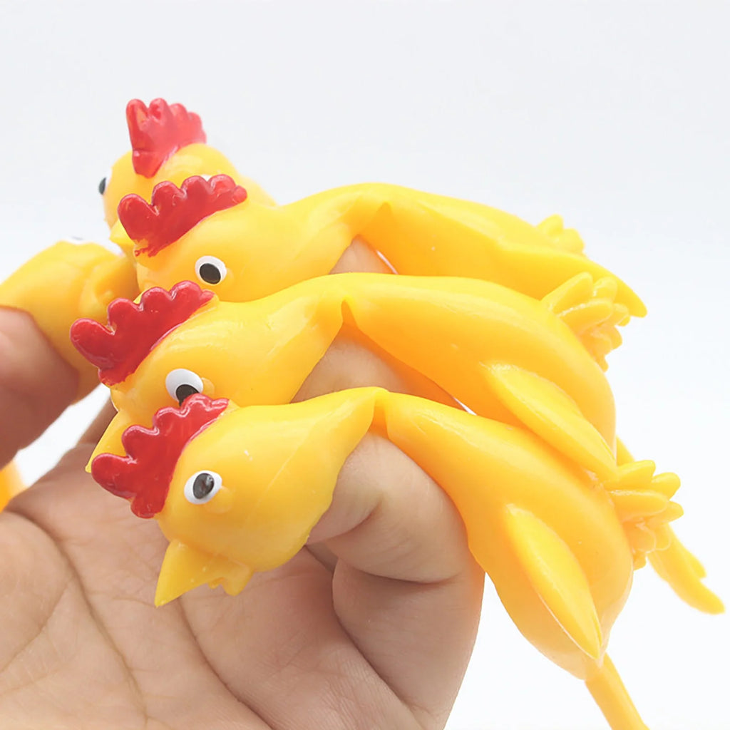 18 PCS Creative Ejection Chicken Toy X169931