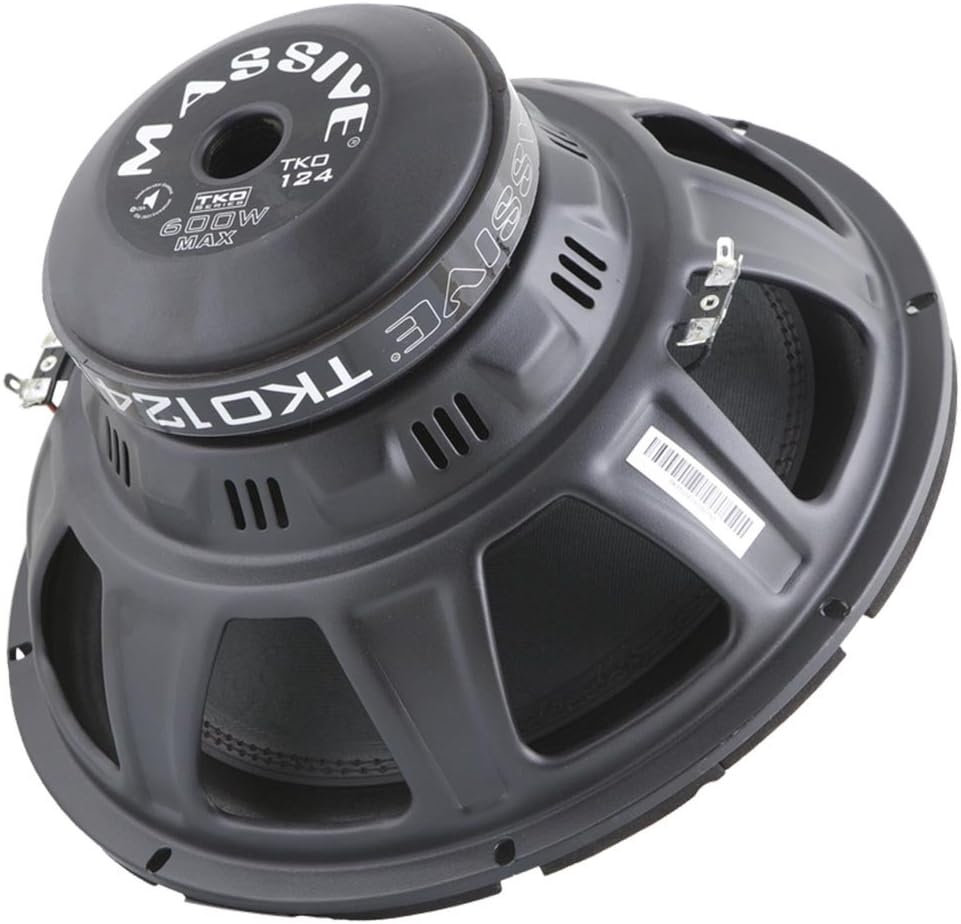 12 Inch 600 Watt Dual 4 Ohm Car Subwoofer V44250