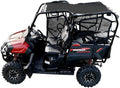 Black Mesh UTV Sun Shade Soft Top Roof Cover H114