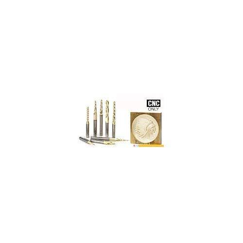 3-Pc ZrN Coated 1/4x22 Shank Router Bit W202423