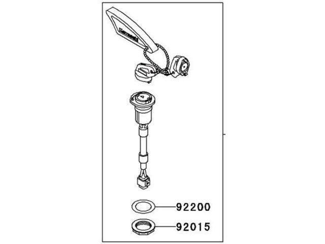 Jet Ski 1100 STX Ultra 130 D.I. Assembly Main Switch H64266