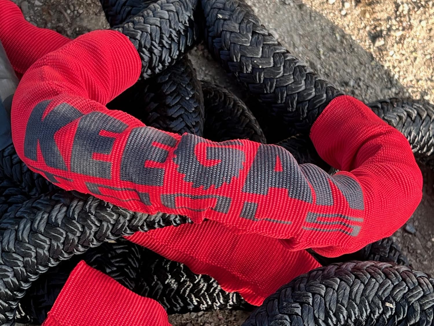 1" x 30' Kinetic Recovery Rope 30,250 lbs Breaking Strength Tow Strap Z628167