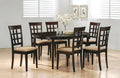 7-Piece Dining Set in Cappuccino E8694