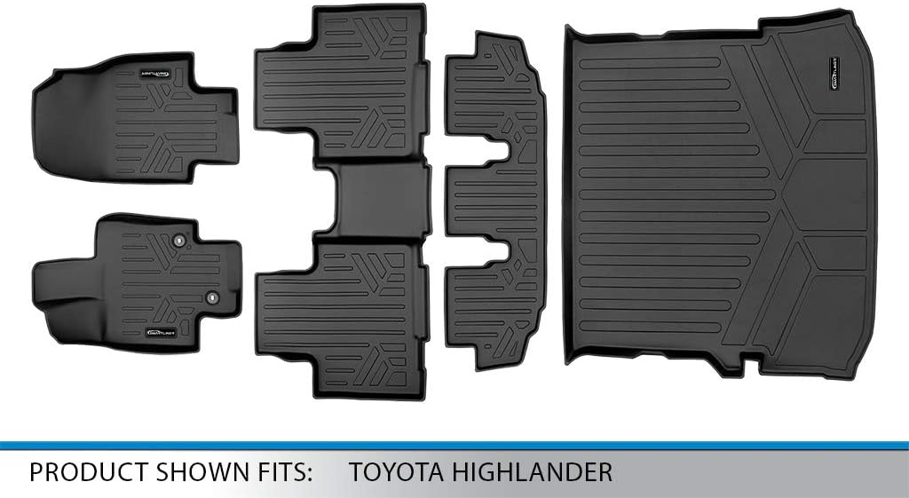 3 Row Floor Mats & Cargo Liner Behind 2nd Row C276570