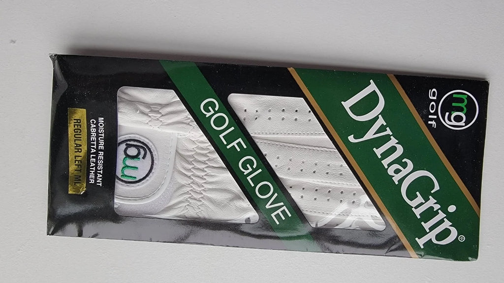 White Leather Golf Glove 2-Pack W927