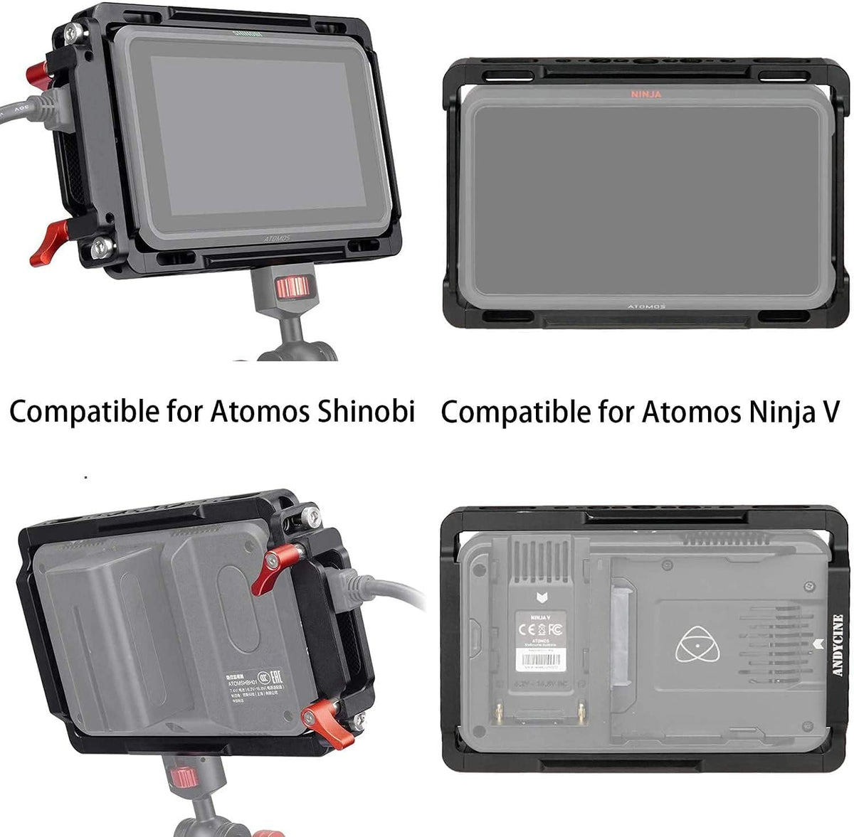 Monitor Cage with Sunhood and NATO Rails E412