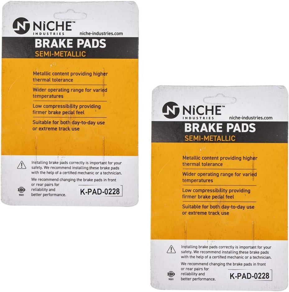 Semi-Metallic Brake Pad Set Pack of 2 C6374