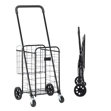 Portable Folding Shopping Cart, Black J7919