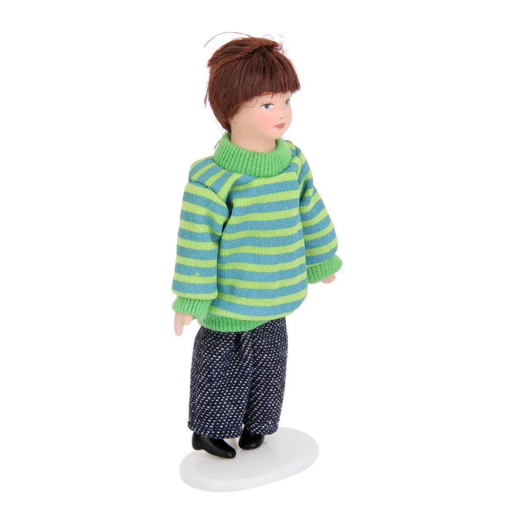 Porcelain Doll People Model with Display Stand S489873