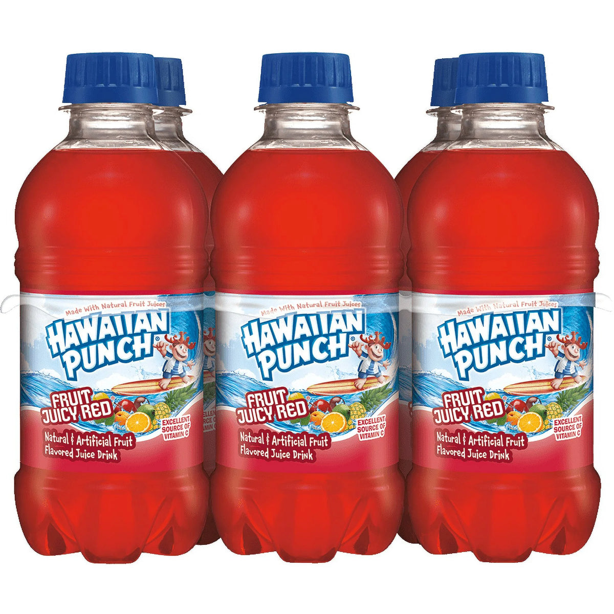 Fruit Juicy Red Juice, 10 fl oz, 6 Count Bottles G970056
