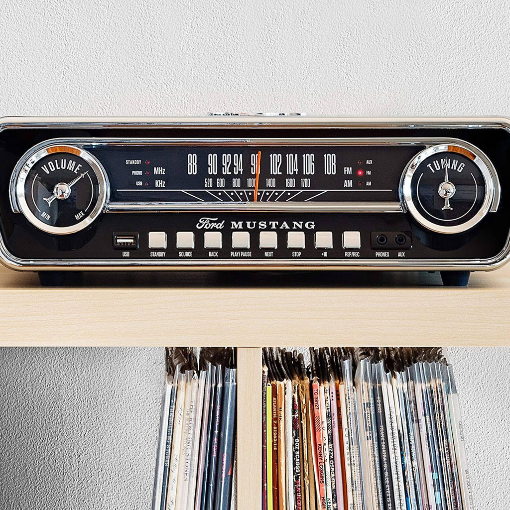 Black 4-in-1 Classic Music Center O8203