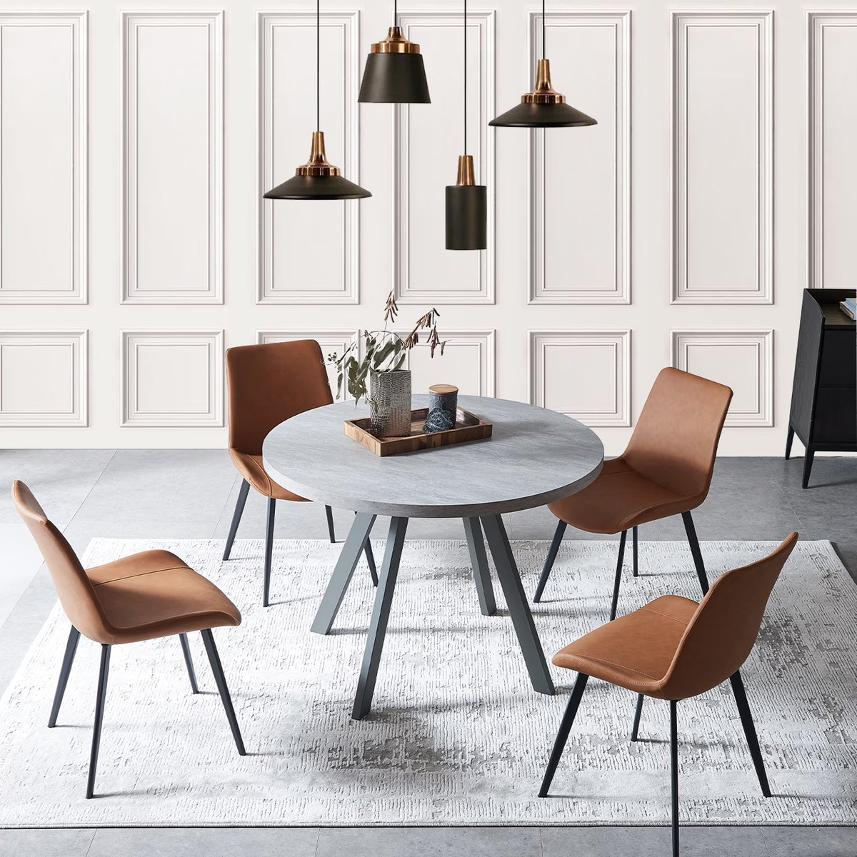 Round Dining Table Set 35 Inch N9719