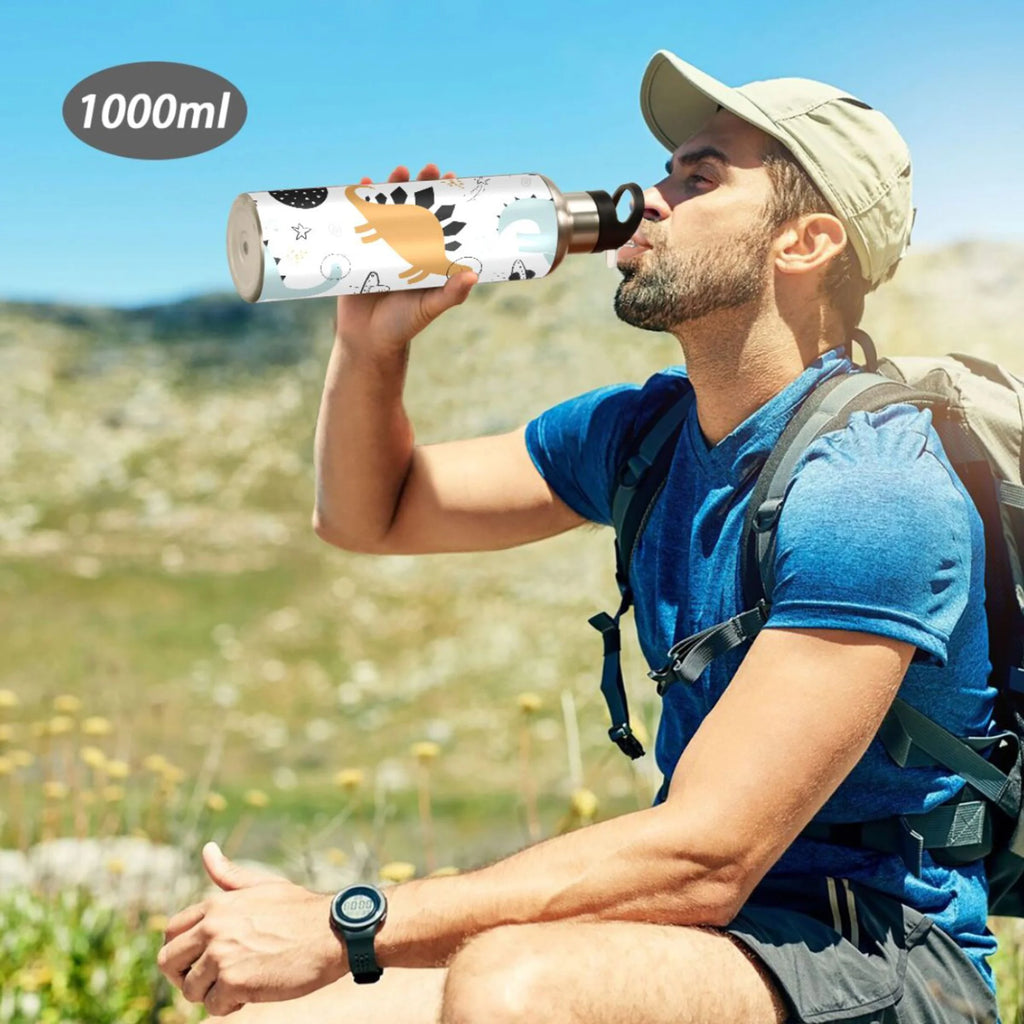 Stainless Steel Insulated Water Bottle with Straw Lid Z649286