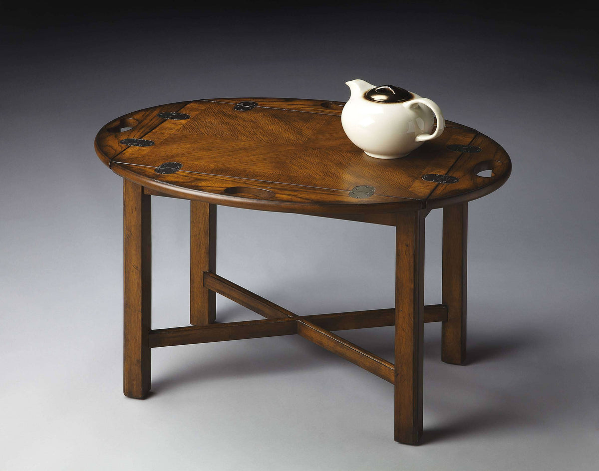 Vintage Oak Butler Table P3545