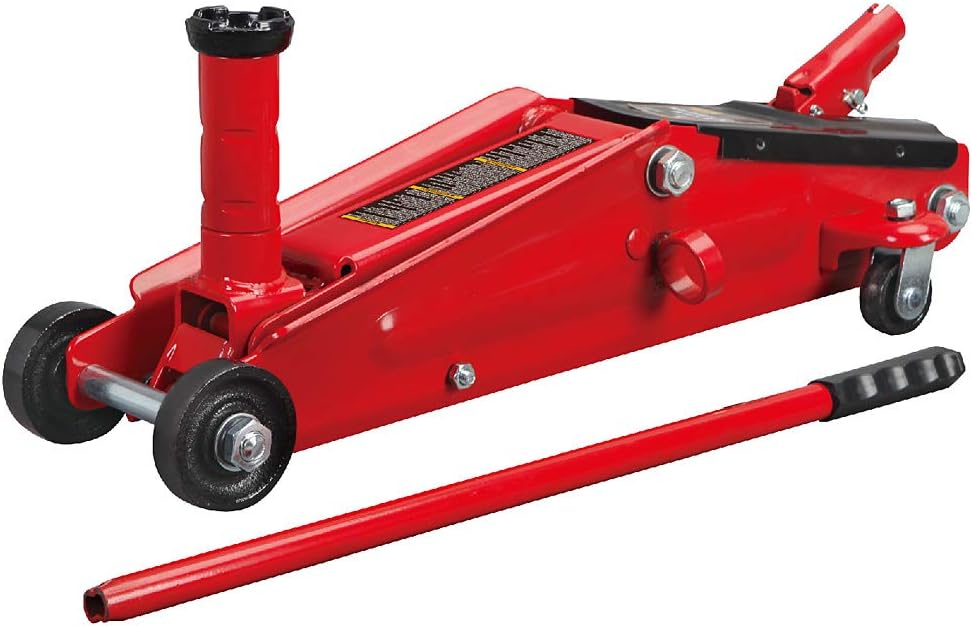 3 Ton Hydraulic Steel Floor Jack with Dual Piston Quick Lift Pump X31057