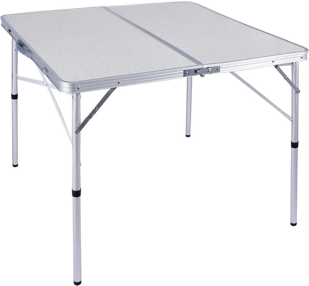White 3ft Folding Card Table E368329
