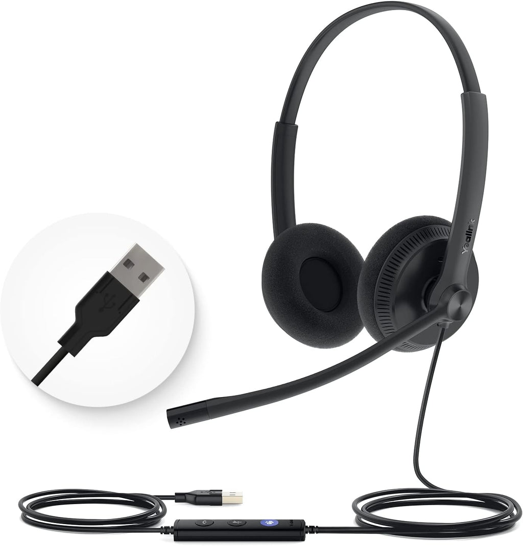 Wired Noise Cancelling Stereo Headset with Microphone K2284