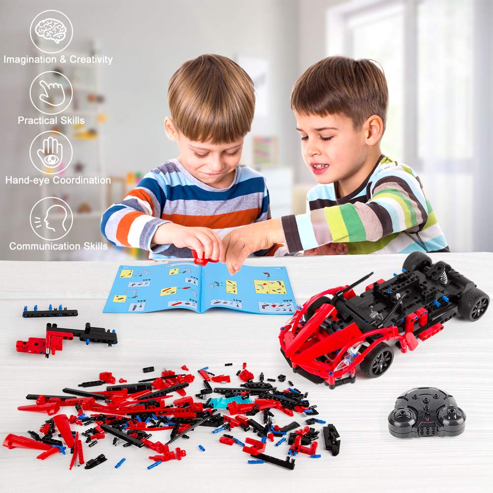 Remote Control Roadster Building Bricks Toy K57519