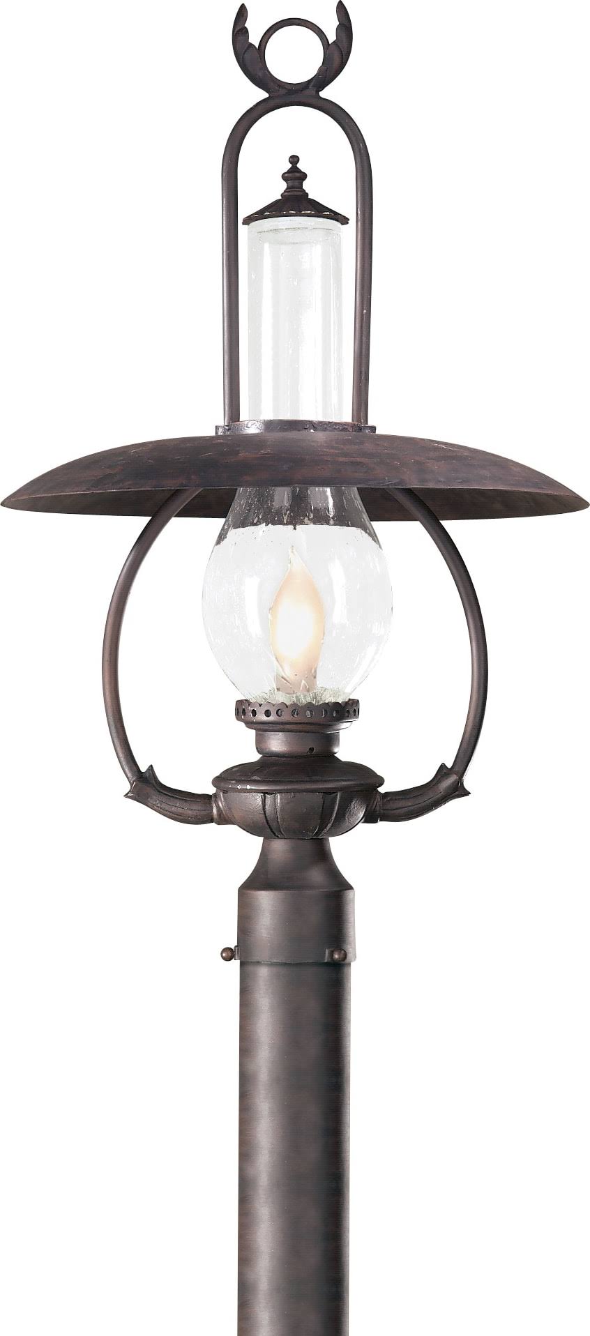 Old Bronze Post Lantern X221
