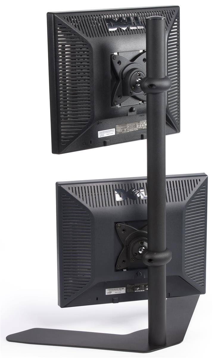 Dual Monitor Desk Stand for 13 to 23 Screens, VESA 100x100, Steel V506496