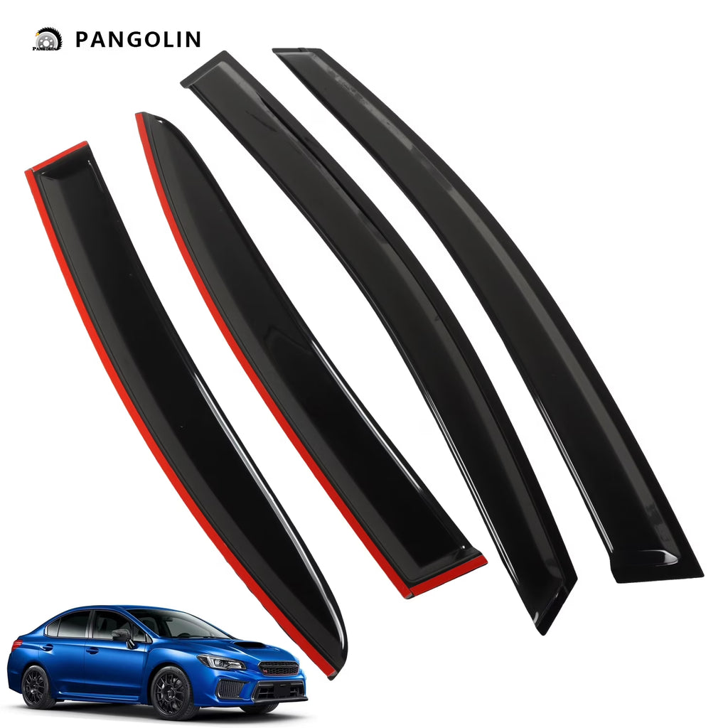 4Pcs Car Window Visors Rain Guard Wind Deflectors S5611
