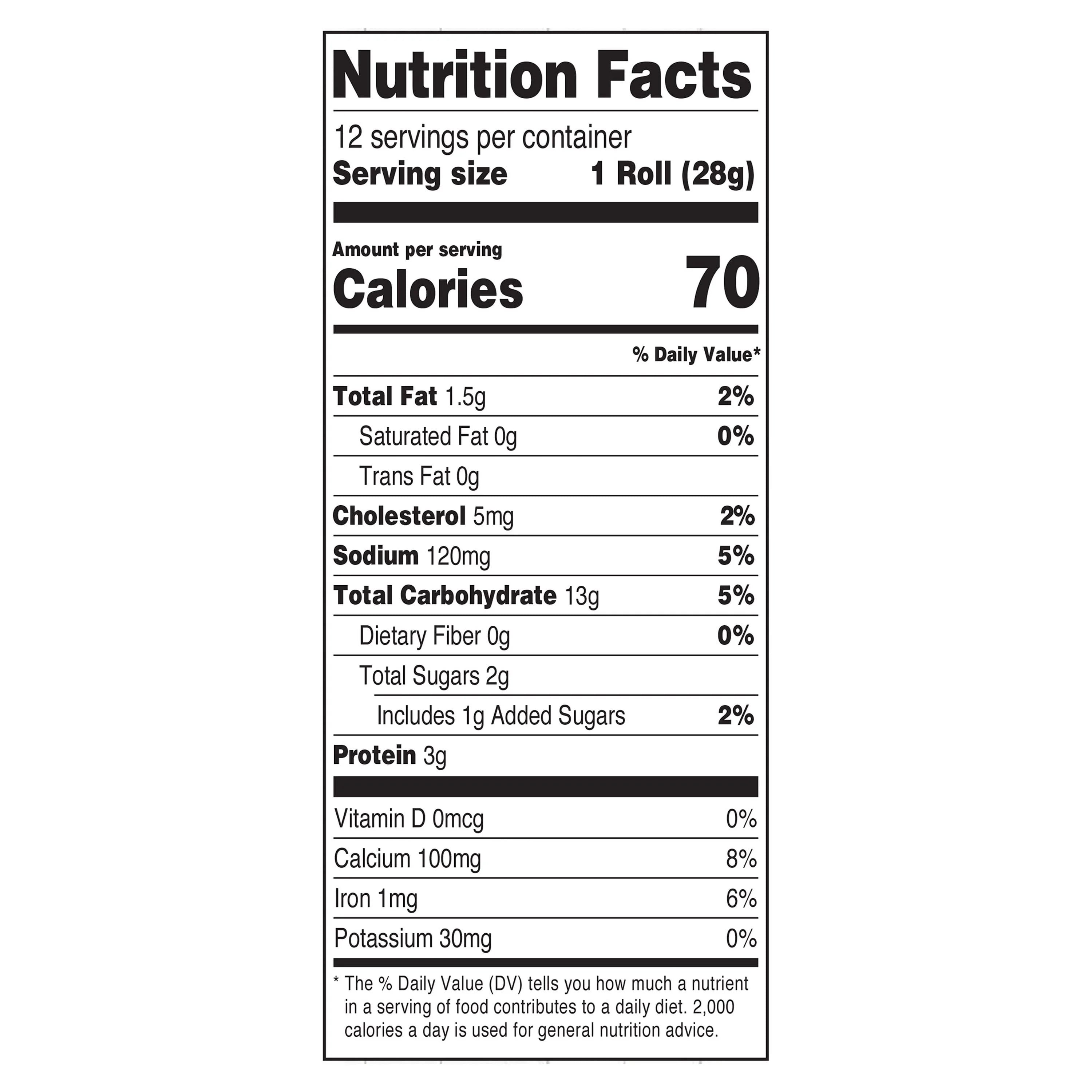 Sweet Hawaiian Rolls, 12 oz, 12 Count Q605202