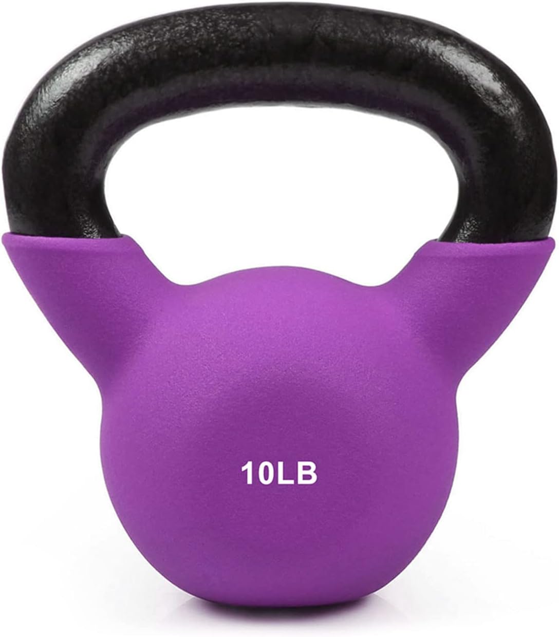 Neoprene Coated Solid Cast Iron Kettlebell 20 25 30 35 40 45 50 LB, Pack of 2 Y648573