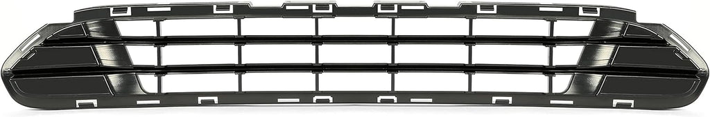 Black Front Bumper Cover Grille Molding Pack of 2 W84567