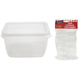 2.3 oz Mini Storage Containers Rectangle 10-Packs I989247