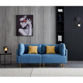 Blue Polyester Blend Fabric Sofa R98070