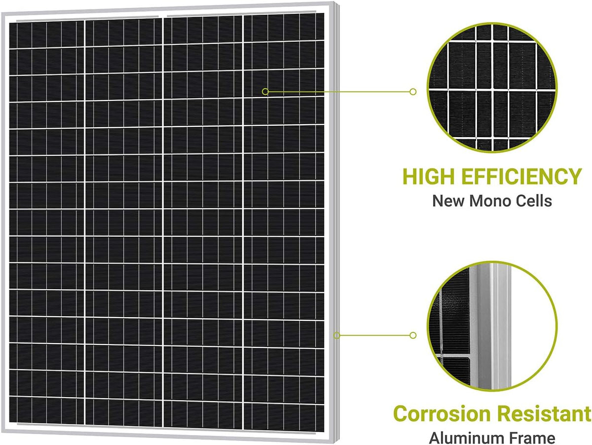 100W 12 Volt Monocrystalline Solar Panel S817