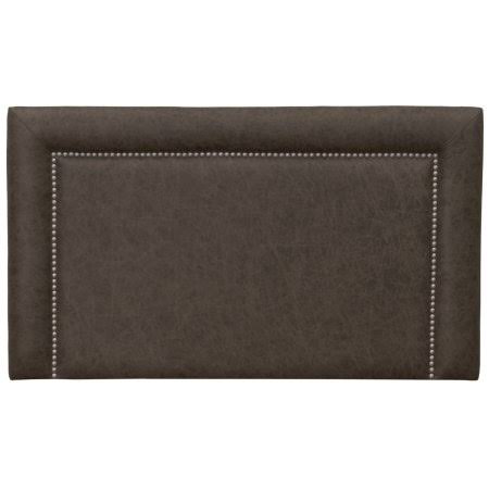 Gray Leather Headboard - Twin A152127