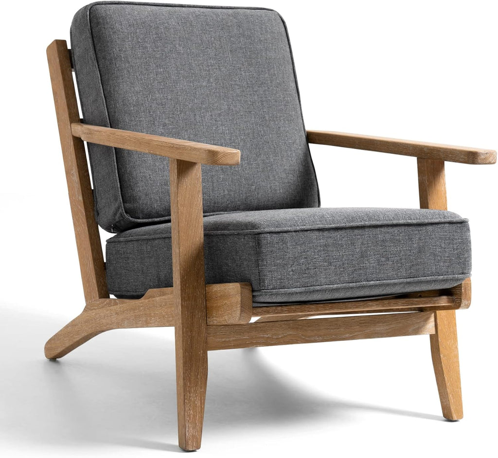Grey Fabric Dining Chair with Cushions S27603