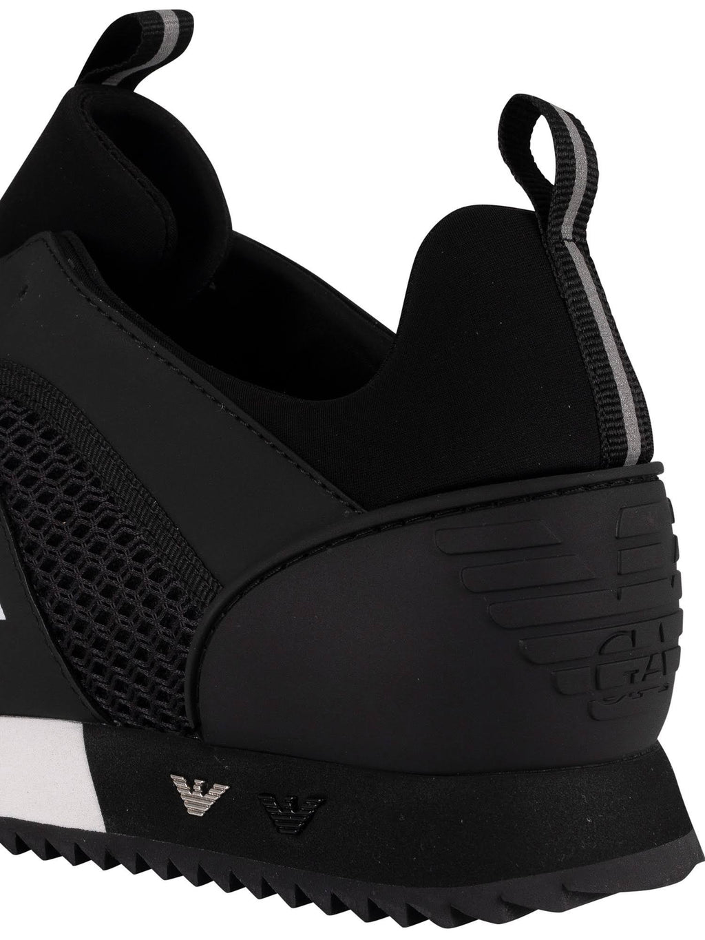 Black Woven Trainers B4655
