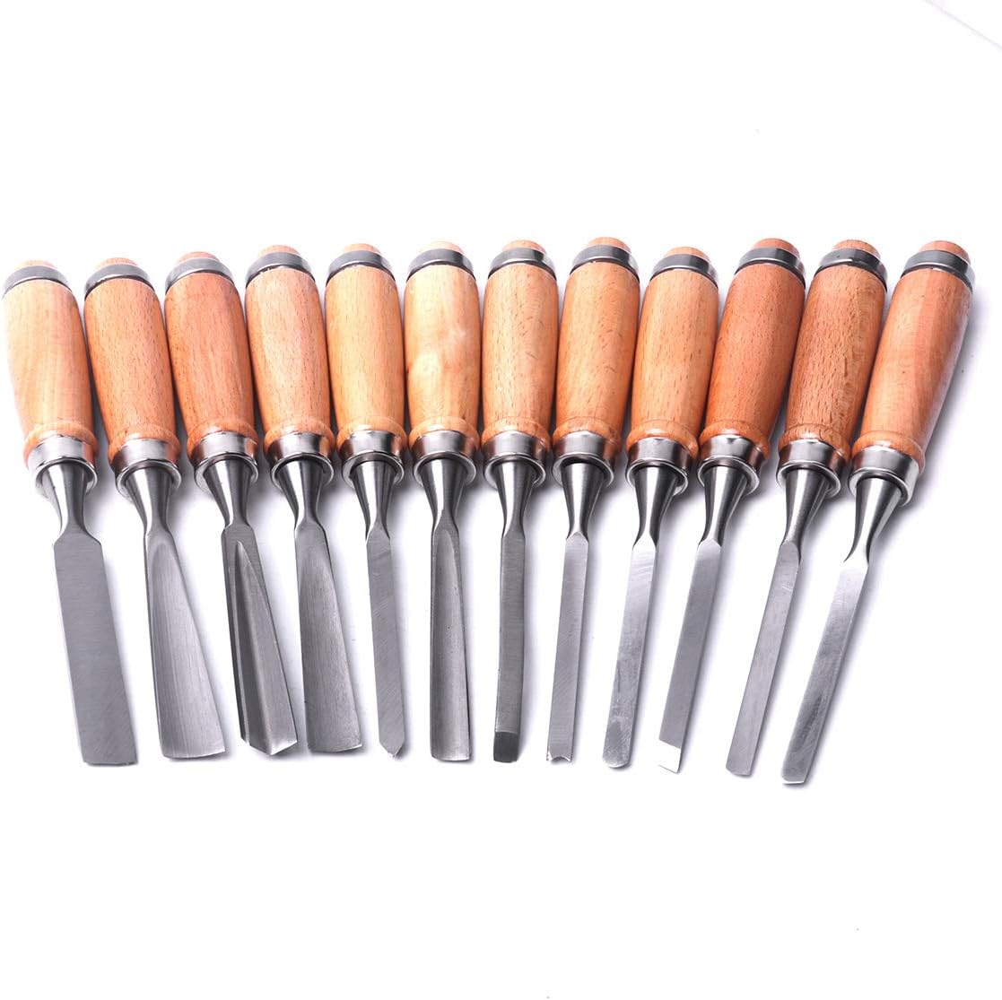 12pcs Wood Carving Chisel Gouges Set V98838