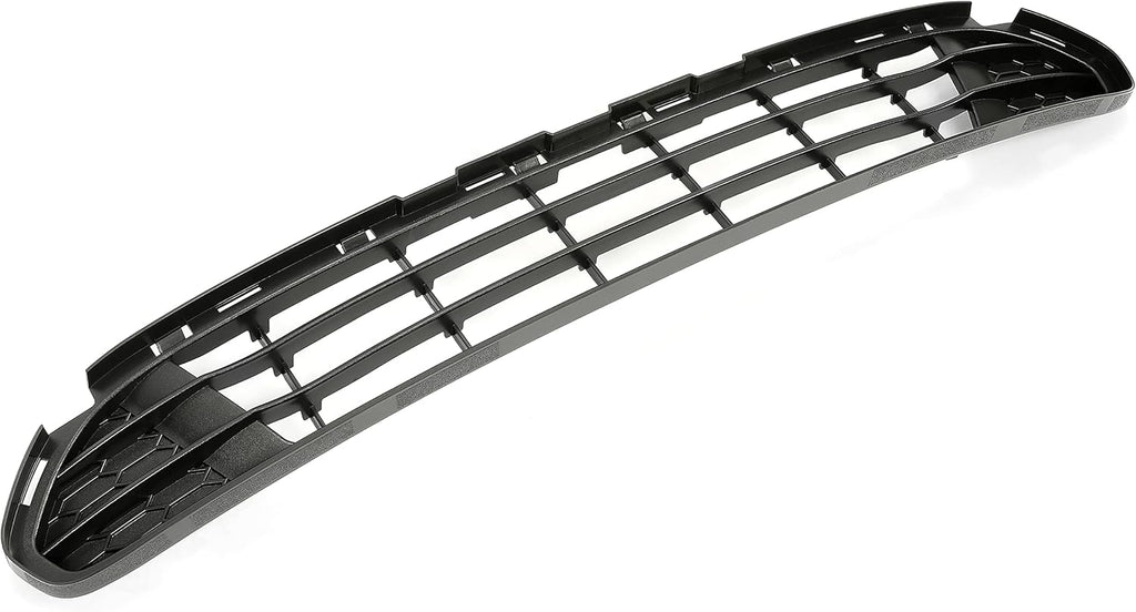 Black Front Bumper Cover Grille Molding Pack of 2 W84567