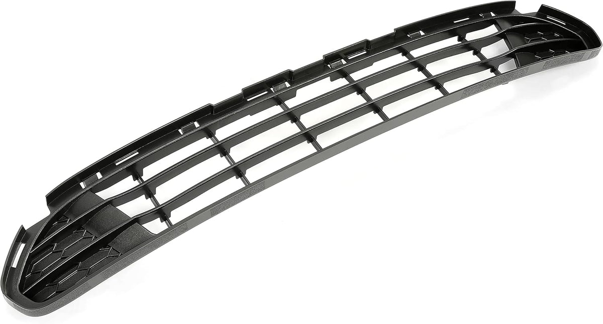 Black Front Bumper Cover Grille Molding Pack of 2 W84567