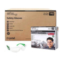 Clear Polycarbonate Safety Glasses, Case of 12 Boxes R343113