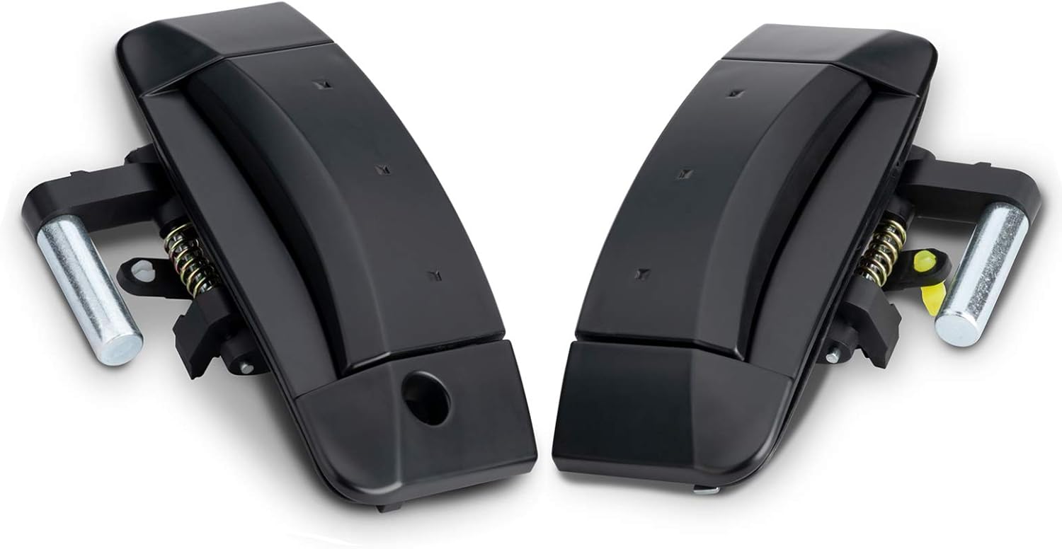 Car Black Exterior Door Handle Compatible With Nissan 350Z 2003-2009 (Pair) Pack of 2 H7183