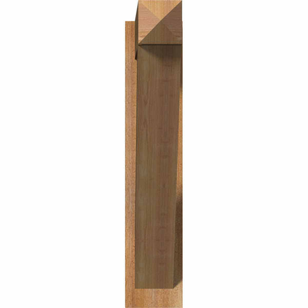 Traditional Rough Sawn Arts and Crafts Outlooker, Western Red Cedar L7259