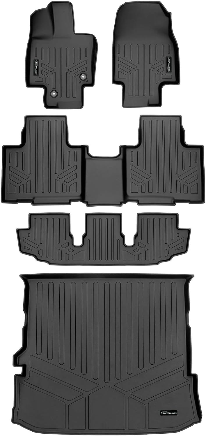 3 Row Floor Mats & Cargo Liner Behind 2nd Row C276570