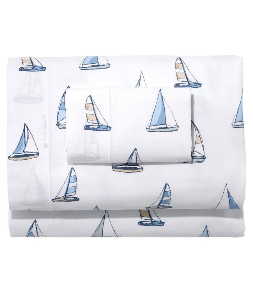 Blue Queen Size Percale Sheet Collection Z8736
