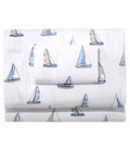 Blue Queen Size Percale Sheet Collection Z8736