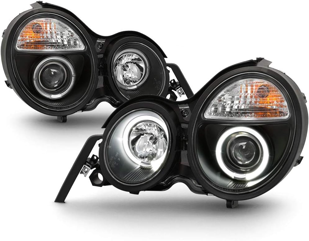 Chrome Projector LED Halo Ring Headlights K677