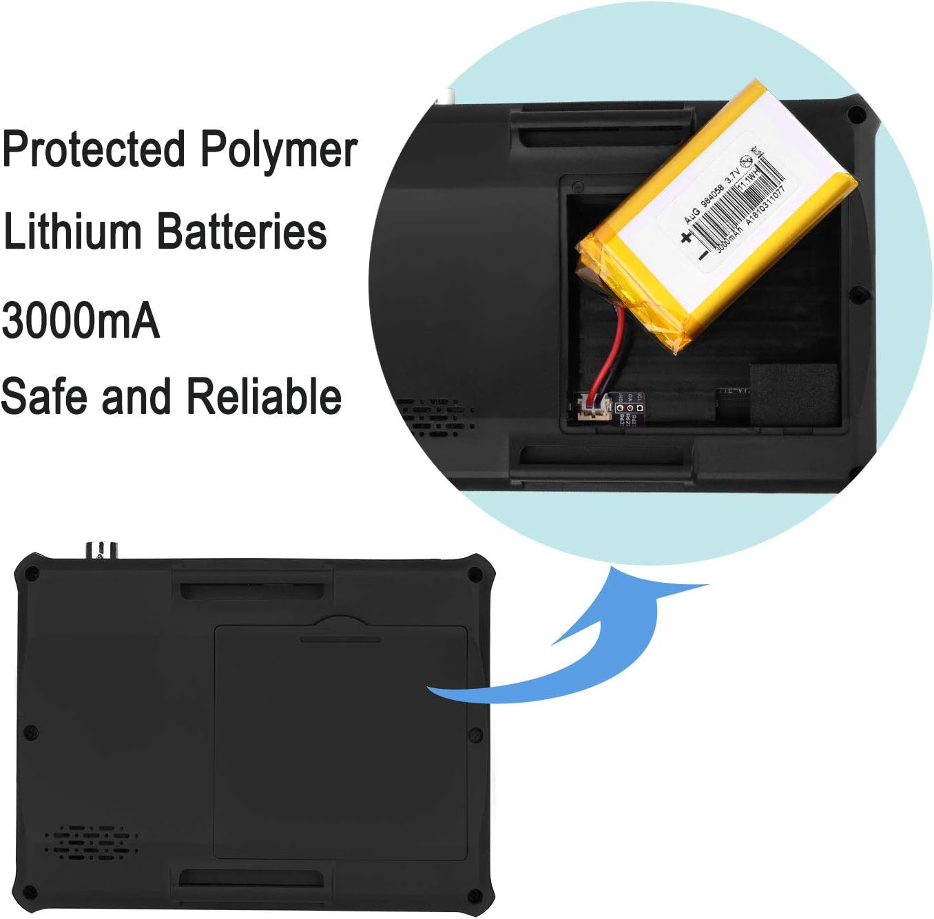 HD 5MP Portable CCTV Tester with 4.3 Inch TFT LCD Monitor A65511