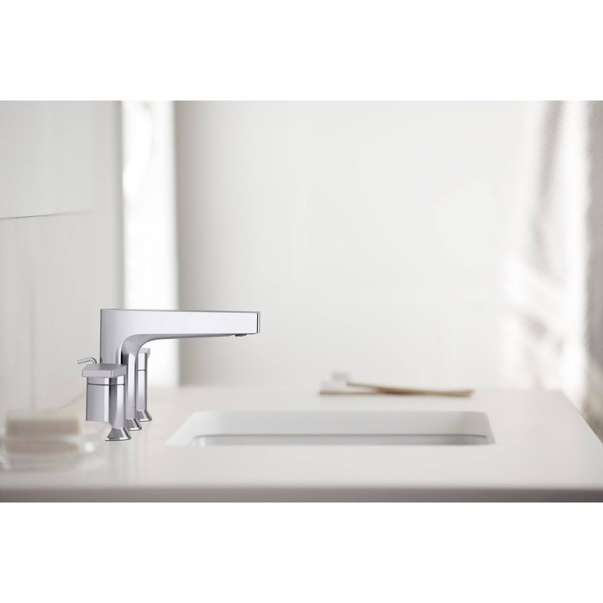 Polished Chrome Widespread Faucet T62449
