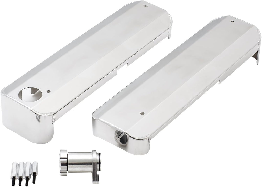 Polished LS1 Fabricated Coil Cover with Oil Filler I91480
