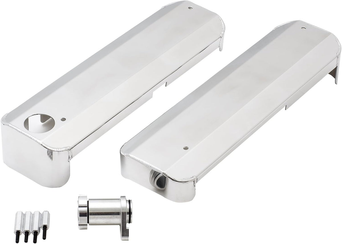 Polished LS1 Fabricated Coil Cover with Oil Filler I91480
