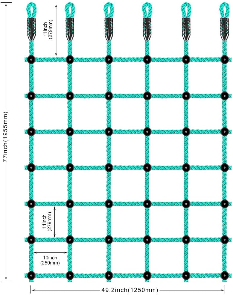 Climbing Cargo Net, 100% Nylon, 49 x 77 D20323
