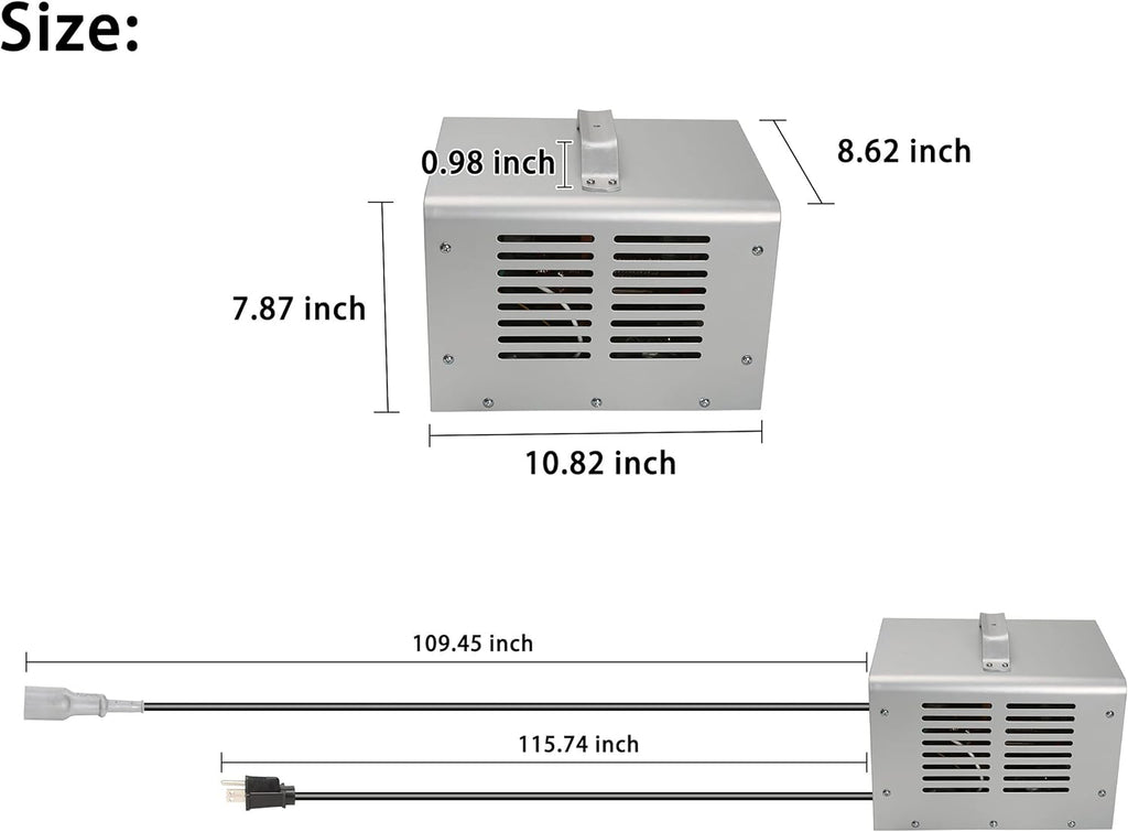 48 Volt Battery Charger with Round 3 Pin Plug Y4157
